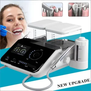 Dental All-in-one ultrasonic scaler sandblaster Equipment Ultrasonic Piezo Scaler & Air Polisher Two in One Periodontal Therapy System for Cleaning Whitening