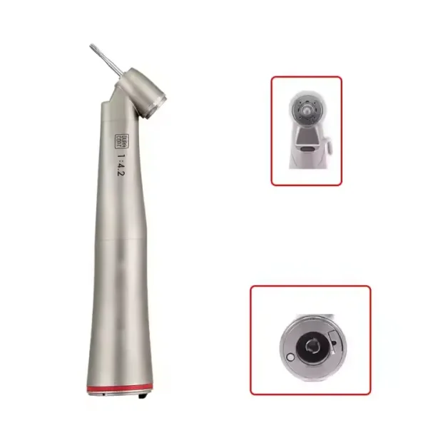 Dental high-speed handpiece 1:4.2 fiber optic Dental High-Speed Handpiece with Integrated LED Illumination - 图片 2