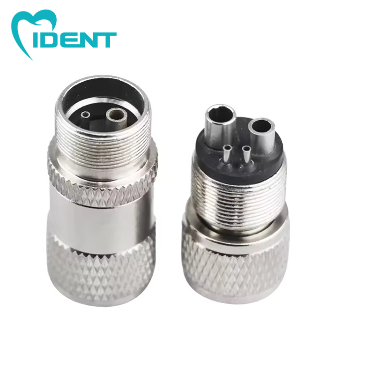 Dental Turbine Handpiece Adapter 4 Holes 2 Holes Changer Connector Dental High Speed Handpiece Spare Parts Tool for Air Motor - Image 3