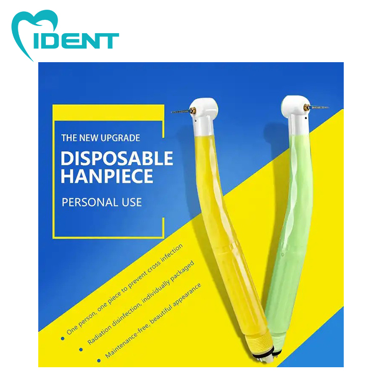 Dental High Speed Handpiece Anti-Infection Disposable Single Water Spray Metal Bearings Handpiece For Dentist 2/4 Holes - Image 3