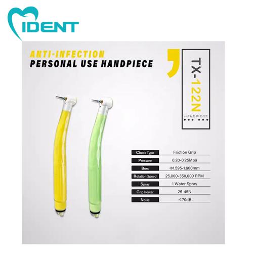 Dental High Speed Handpiece Anti-Infection Disposable Single Water Spray Metal Bearings Handpiece For Dentist 2/4 Holes - Image 4