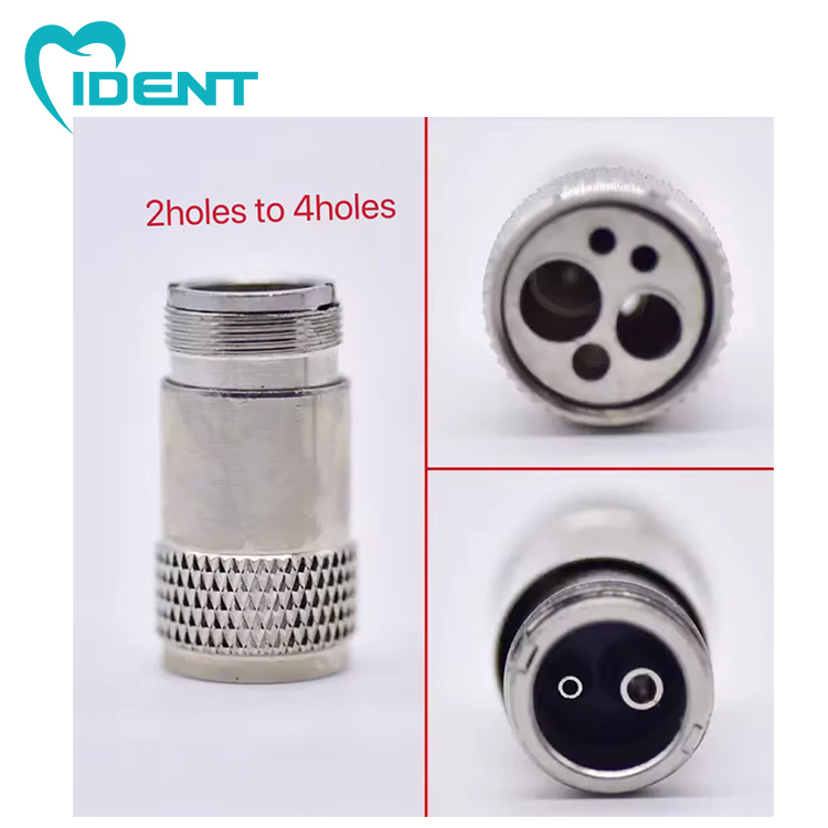 Dental Turbine Handpiece Adapter 4 Holes 2 Holes Changer Connector Dental High Speed Handpiece Spare Parts Tool for Air Motor - Image 8