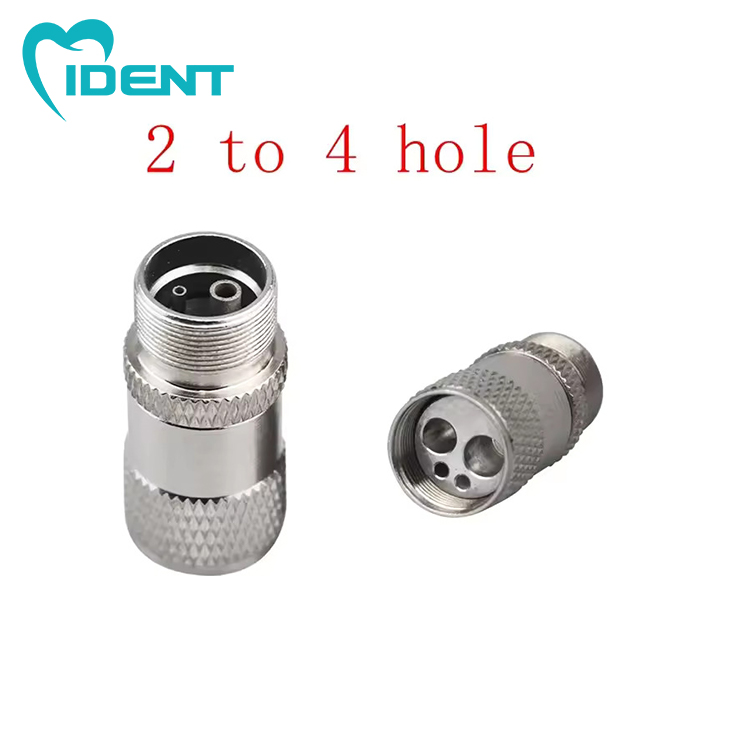 Dental Turbine Handpiece Adapter 4 Holes 2 Holes Changer Connector Dental High Speed Handpiece Spare Parts Tool for Air Motor - Image 9