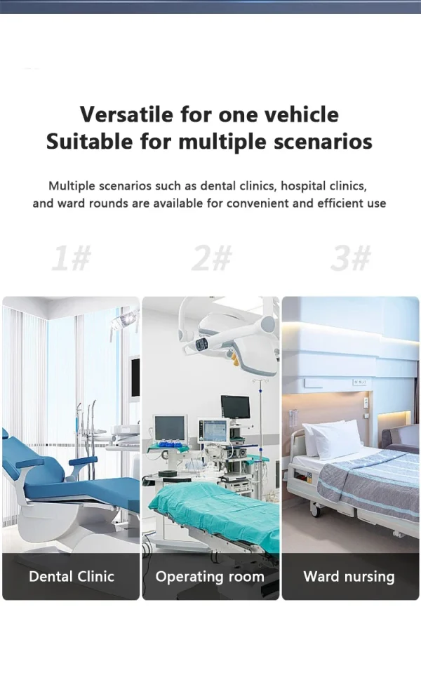 Oral scanning mobile small cart dental clinic oral scanning instrument bracket medical cart base medical computer trolley - Image 4