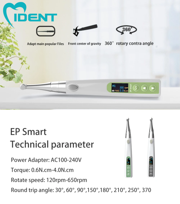 Endo Smart II Dentals Endodontics Instrument 1:1 Ratio Endo Motor Root Canal Treatment Reciprocating 360 Degree Adjustable - Image 3