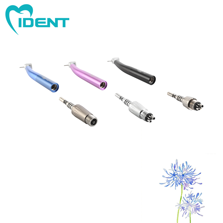 Dental handpiece fiber optic LED high speed handpiece Air turbine with ceramic bearing Lab Equipment(black) - Image 5