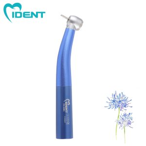 Dental handpiece fiber optic LED high speed handpiece Air turbine with ceramic bearing Lab Equipment （bule）