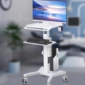 Oral scanning mobile small cart dental clinic oral scanning instrument bracket medical cart base medical computer trolley