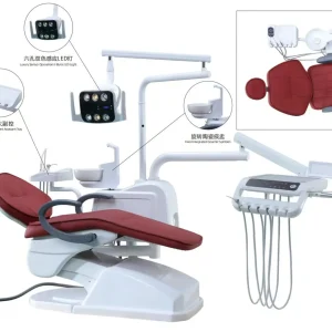 Professional Dental Chair Unit with Advanced Ergonomics & Programmable Positions