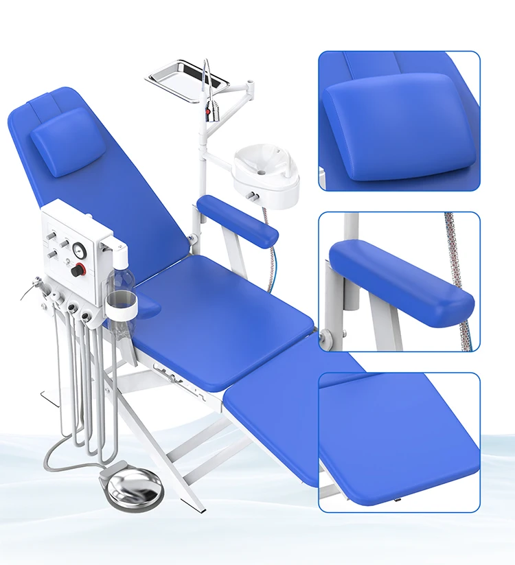 Hot Sale Portable Fully Foldable Mobile Dental Chair Portable dental chair