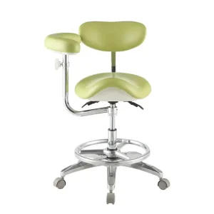 Dental Clinic Use Dental Furniture Dentist Assistant Chair Saddle Seat With Rotation Armrest Dental Stool