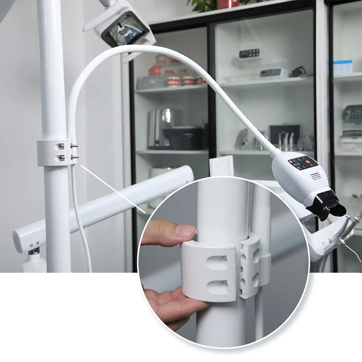 Dental High Quality 3 colors LED Dental Cold Light Lamp Teeth Whitening Machine - Image 4