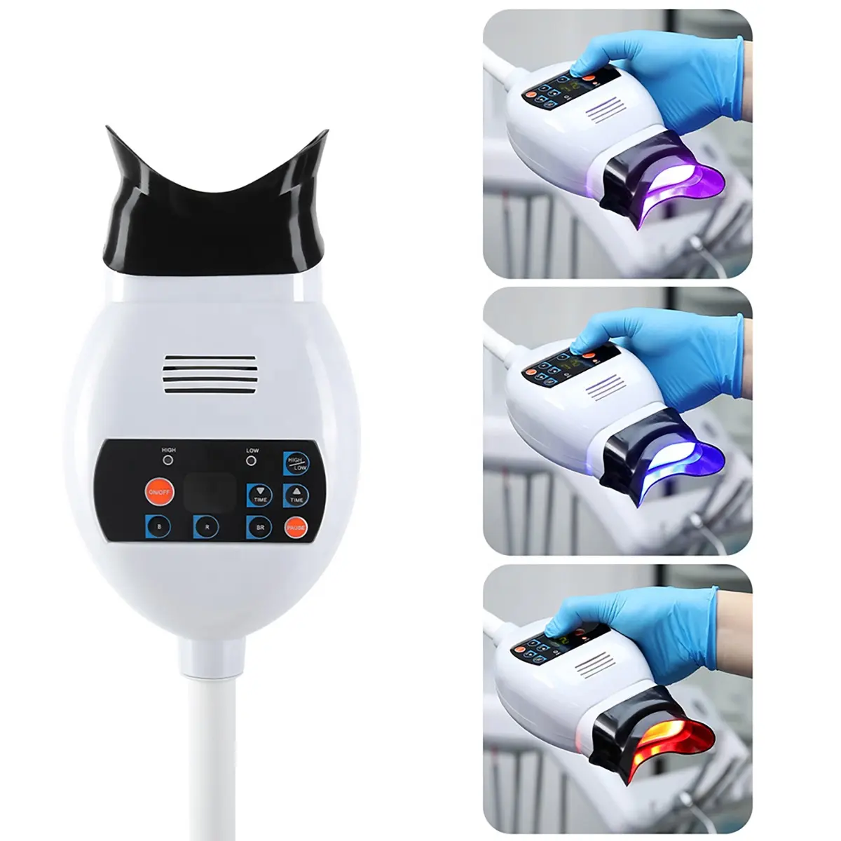 Dental High Quality 3 colors LED Dental Cold Light Lamp Teeth Whitening Machine - Image 2