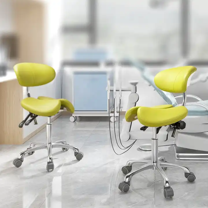 Dental stool chairs Dental Ergonomic Saddle Stool for Dentist Dental Modern lift Swivel saddle Chair - Image 5