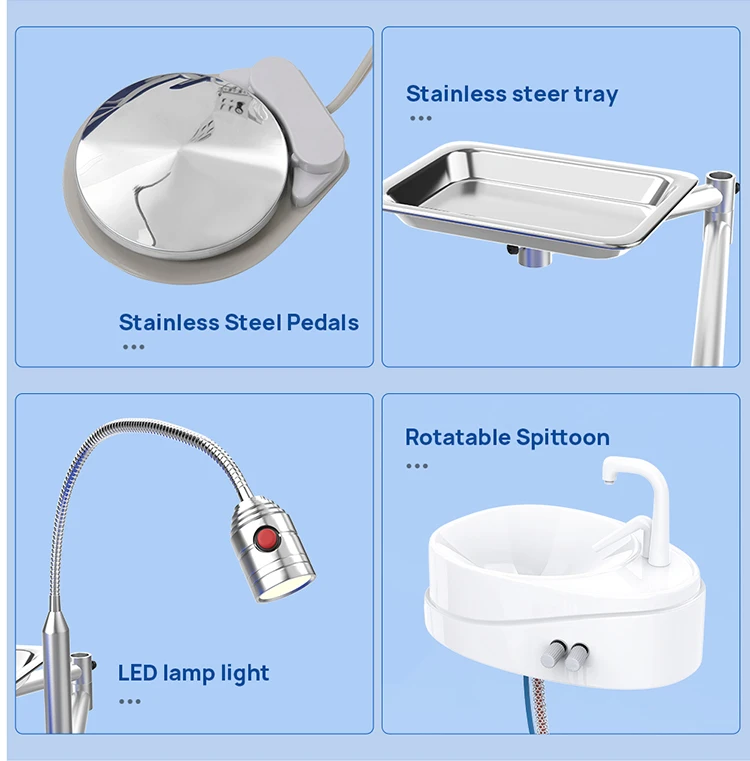 Hot Sale Portable Fully Foldable Mobile Dental Chair Portable dental chair - Image 5