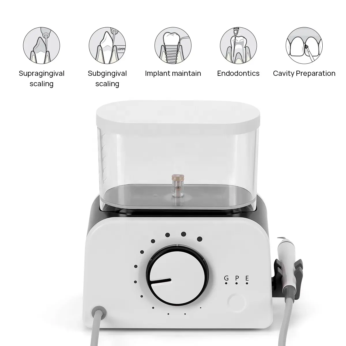 High Quality LED Detachable Handpiece Dental Ultrasonic Scaler - Image 3