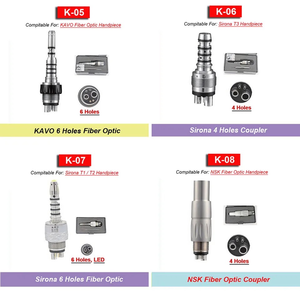 Dental KV Coupler Connector Dentistry Multiflex Quick Coupling For NSK KAVO Sirona SinOL High Speed Turbine Handpiece - Image 4
