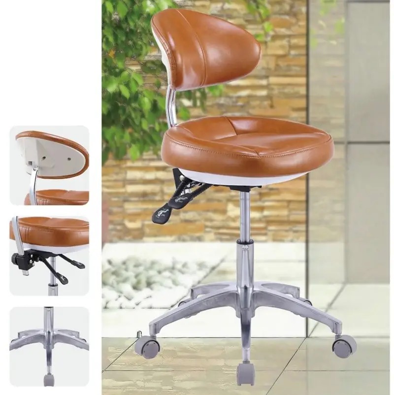Dental stool chair Doctor Assistant Chair Surgical Mobile Dentist Nurse Stool - Image 2