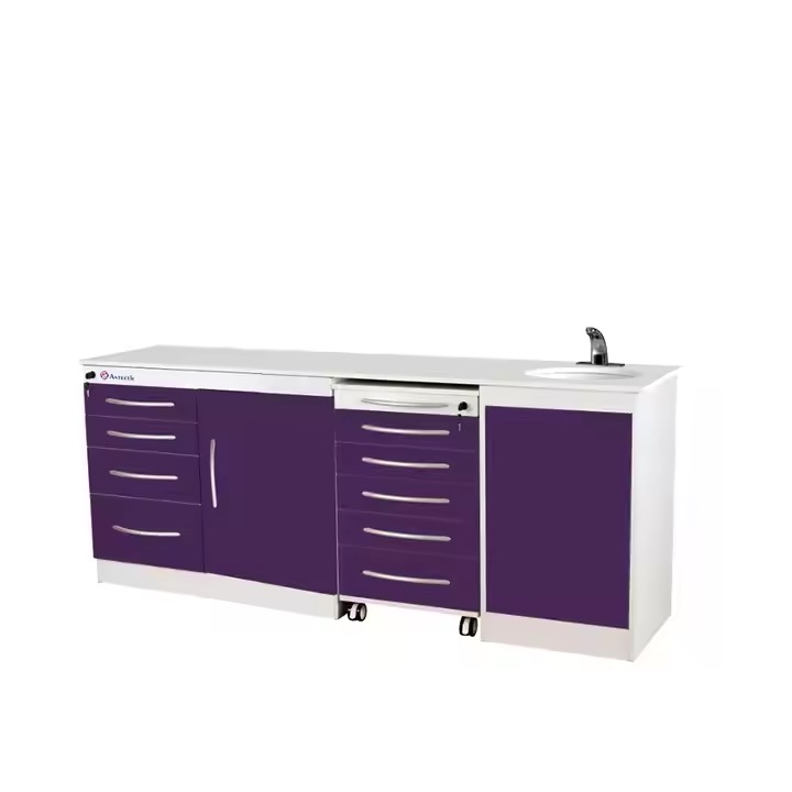 Dental Room Furniture Customized Hospital Cabinets Stainless Steel Medical Cabinet Commercial With Sink - 图片 5