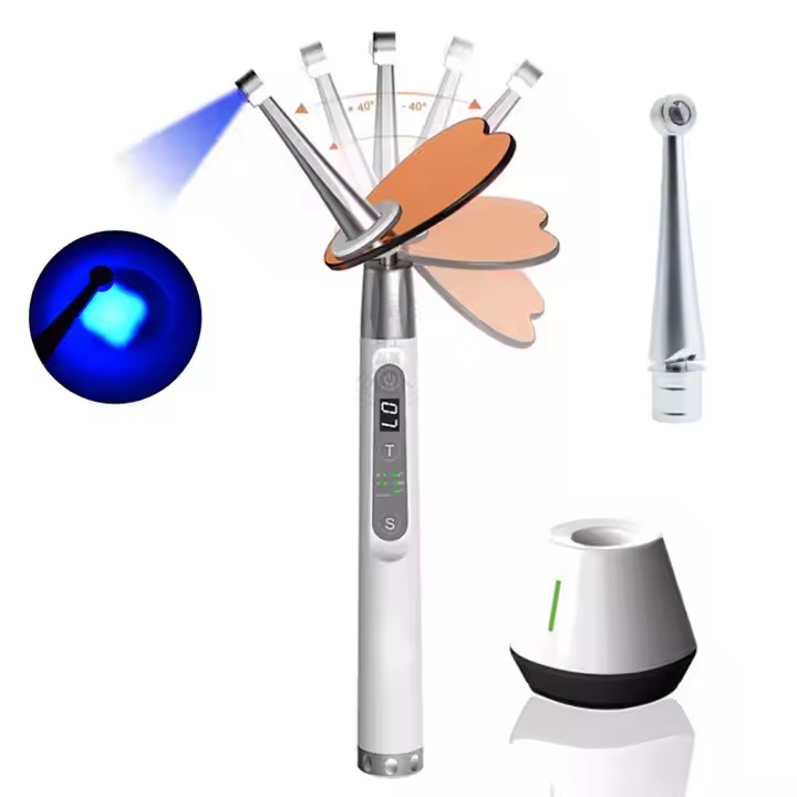 Dental Blue Light Wireless LED Curing Lamp 1 Second Light Cure Oral Teeth Whitening Equipment - Image 2