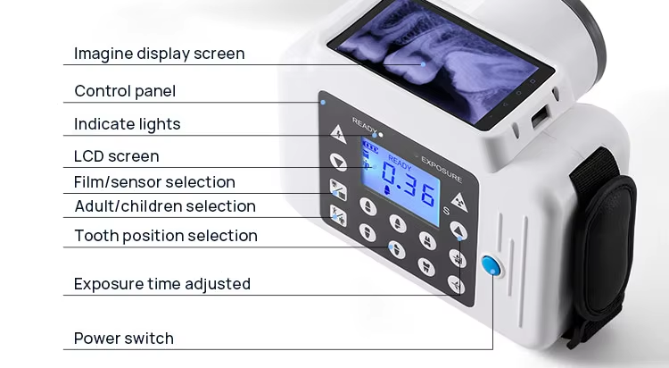 Dental Digital dental X-ray machine Dental X-ray sensor, Portable dental X-ray, Dental radiography equipment  With image display function - Image 3