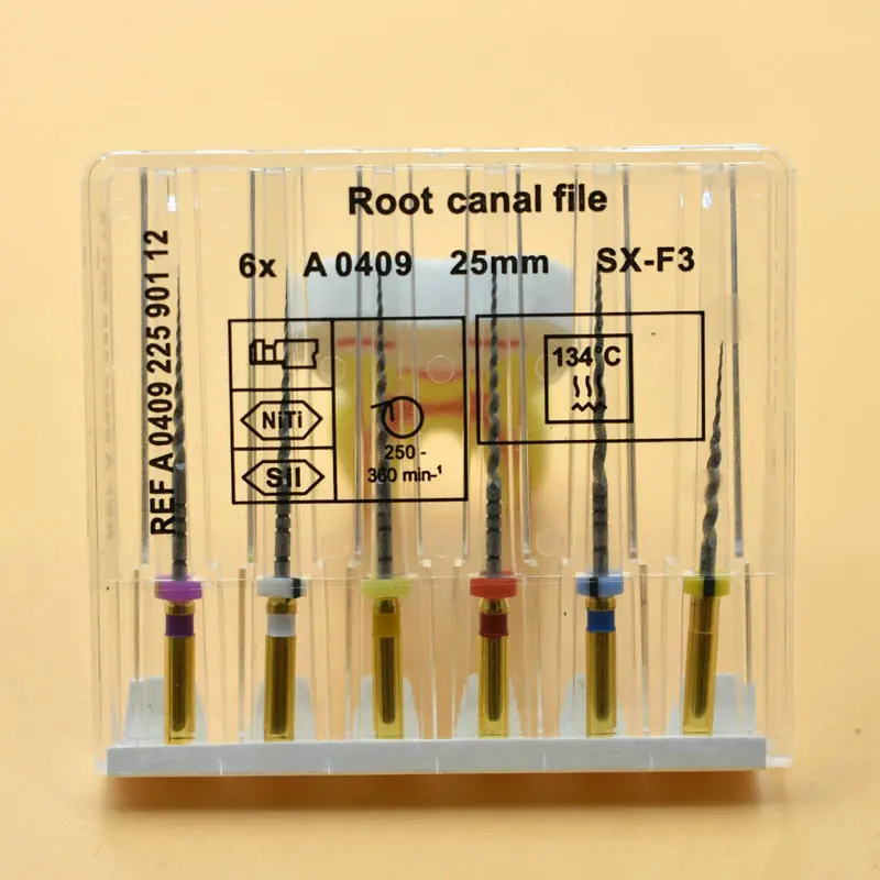 Dental Super Files Endo Rotary Files Endodontic Niti Files 21Mm 25Mm Nickel Titainium Instrument Sx-F3 Dentistry - Image 6