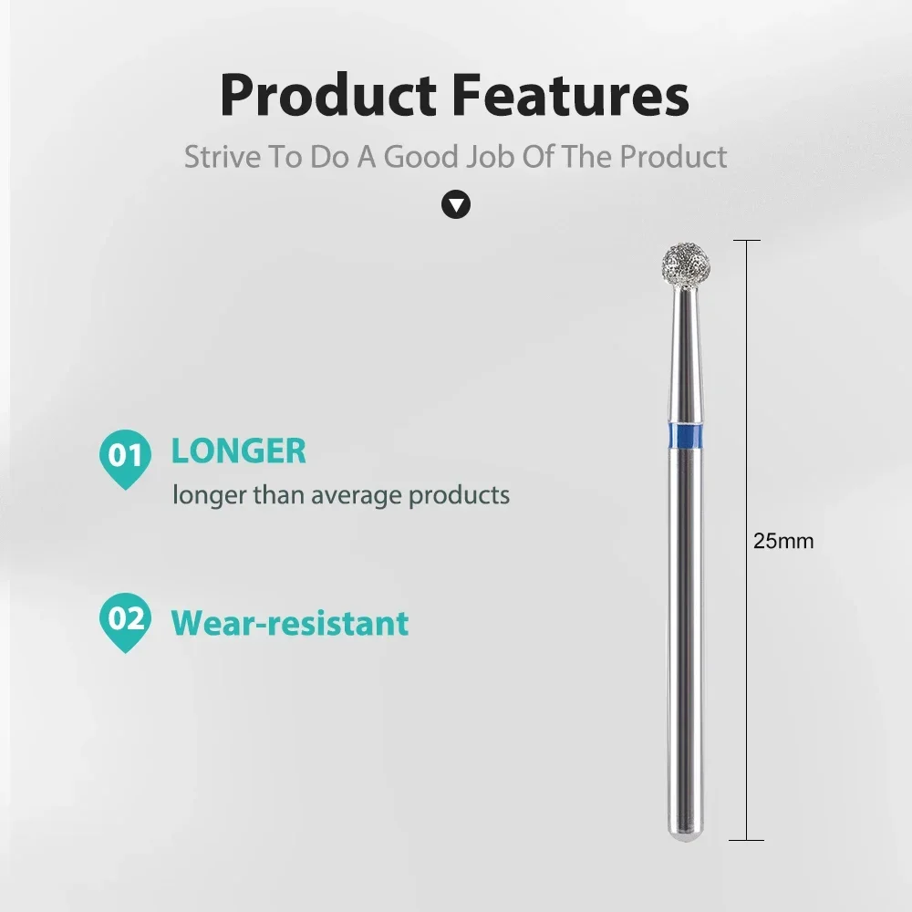 Dental diamond bur, Diamond dental bur, Dental diamond drill, Diamond bur dental - Image 3