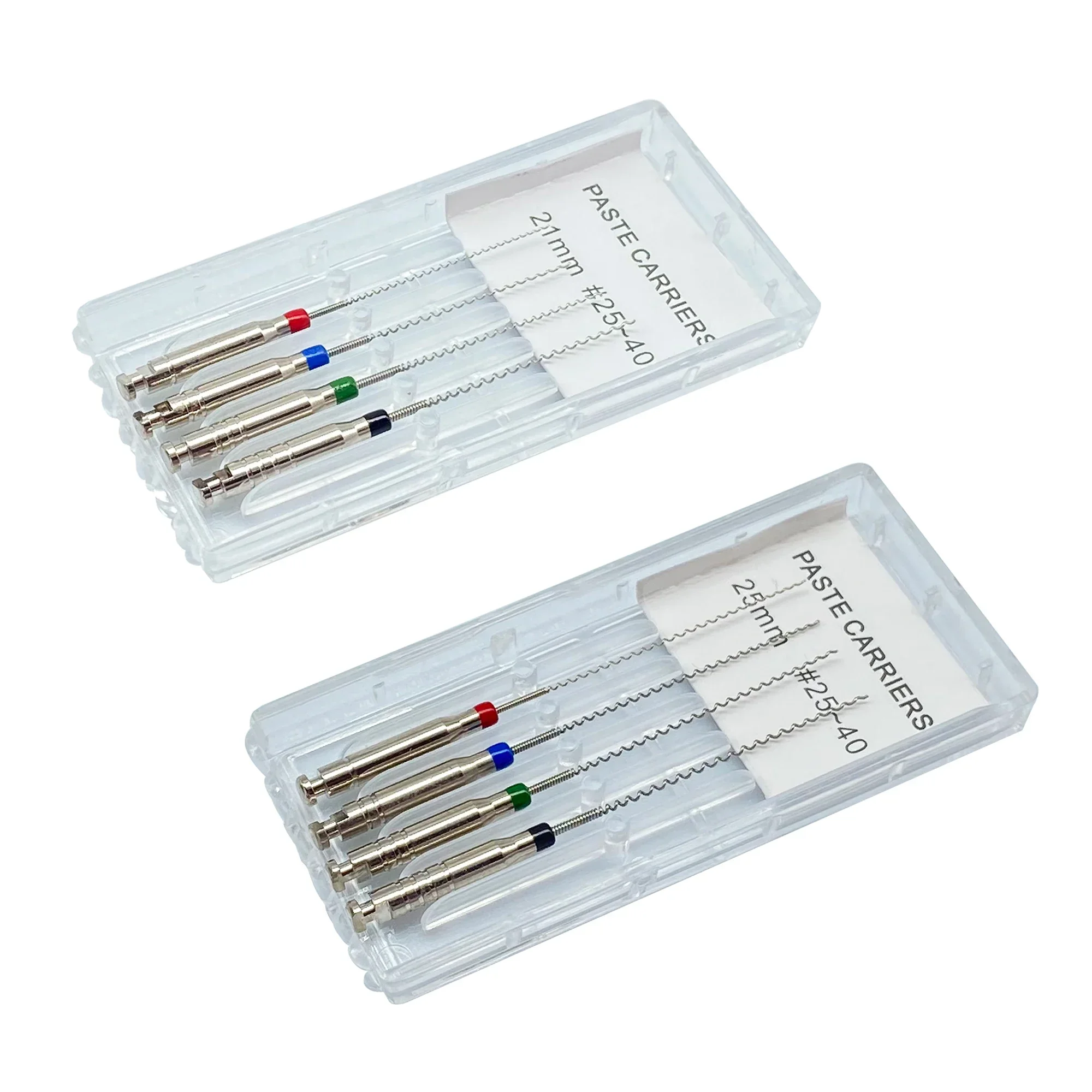 4pcs/Box 21/25mm Size: 25#-40# Dentistry Tool Dental Rotary Paste Carriers Spiral Filler Lentulo Assorted Engine Filling Paste - Image 3