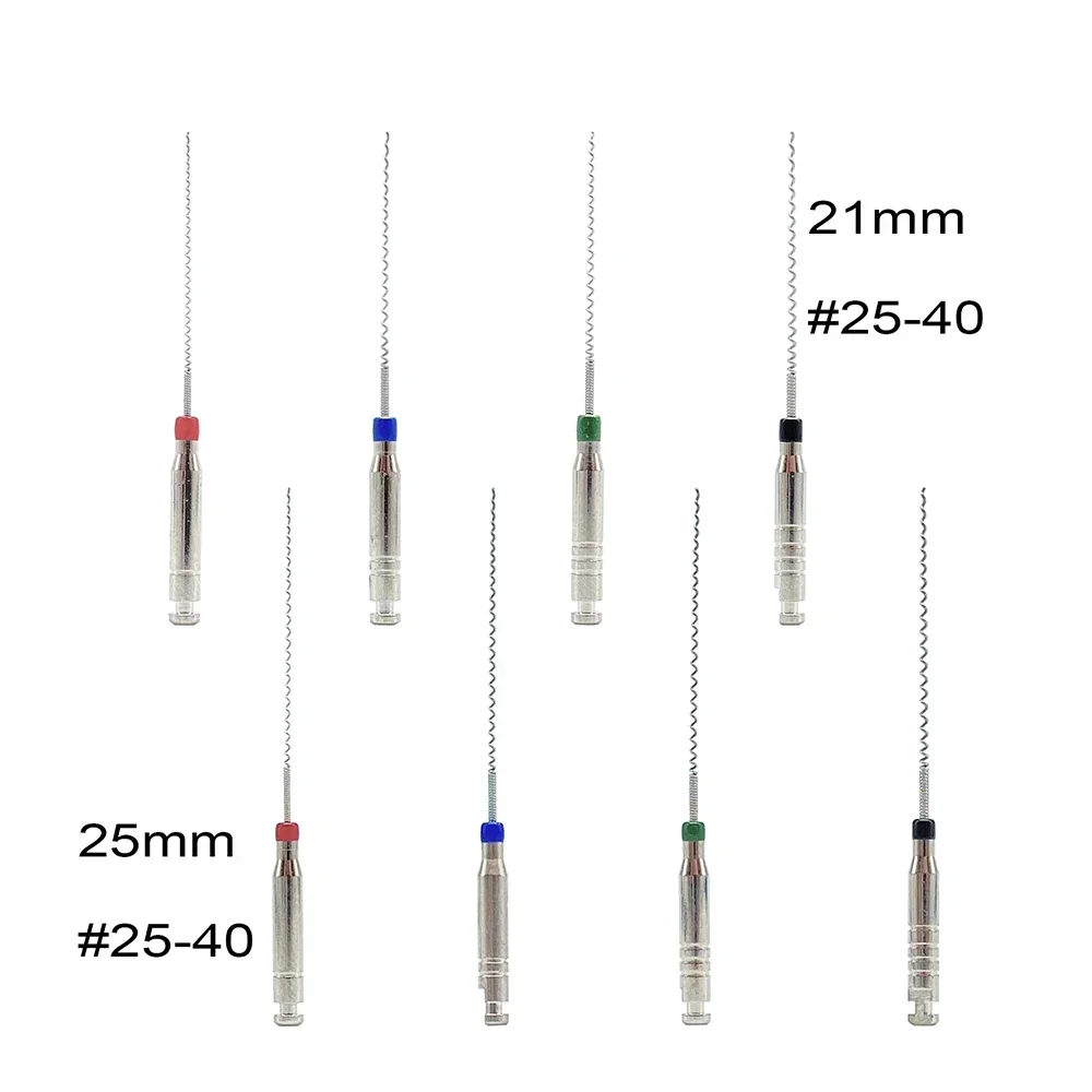 Endodontic files 4pcs/Box 21/25mm Dental Lentulo Paste Carriers Endodontic Reamers Drill Burs Endo Files Dentist Materials Instrument  , Rotary endodontic files, Endo files, NiTi files - Image 3