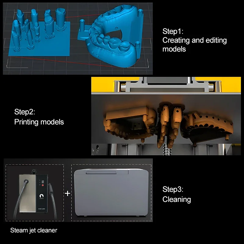 Dental 3d printer equipments 8k high speed desktop Dental 3d printer machine cam - Image 5