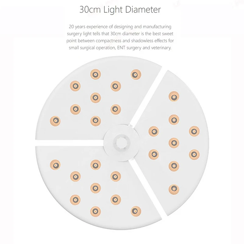 Dental chair light Shadowless Sensor Lamp 36W Versatile Wall Mounted LED Surgical Dental operatory light, Dental LED light, Dental examination light - Image 5