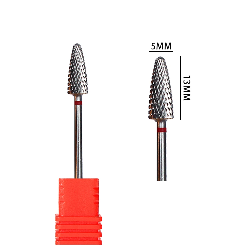 Carbide Tungsten Nail Drill Bit Rotate Burs Milling Nail Cutter Bits Electric Drill Machine For Manicure Pedicure Tools - Image 5