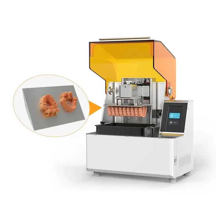 Dental 3d printer equipments 8k high speed desktop Dental 3d printer machine cam