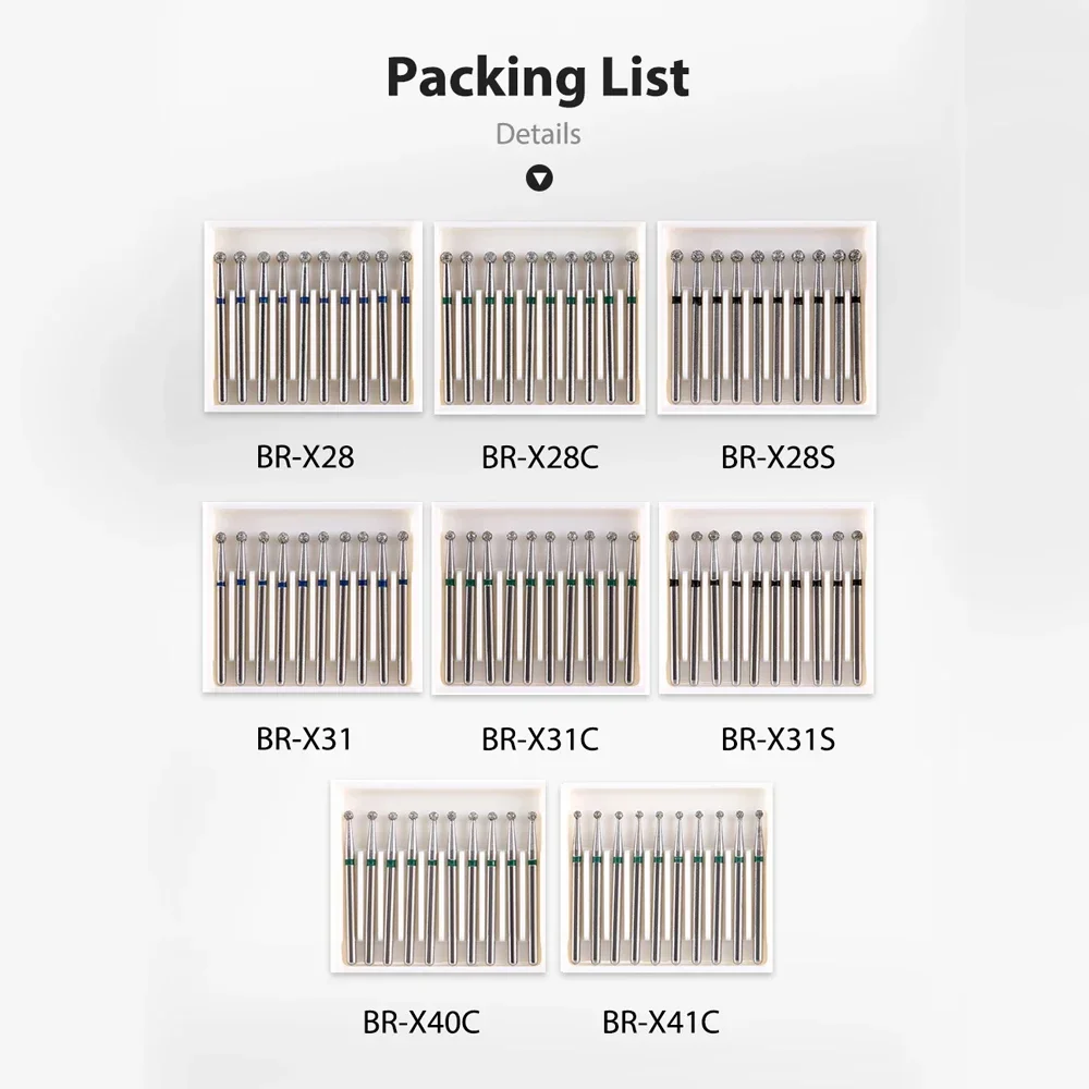 Dental diamond bur, Diamond dental bur, Dental diamond drill, Diamond bur dental - Image 4