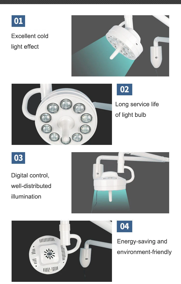 Dental Operation Cold Led Lamp For Implant Dental Chair LED Light Shadowless With Induction Clinic Dental Chair Light - Image 6