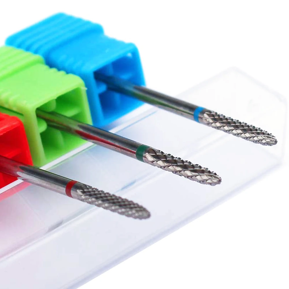 Carbide Tungsten Nail Drill Bit Rotate Burs Milling Nail Cutter Bits Electric Drill Machine For Manicure Pedicure Tools - Image 2