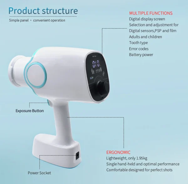 Dental X-ray Machine For Training Veterinary X Xay Radiography Equipment Handheld Digital Nomad Veterinary Dental- X Ray - Image 2