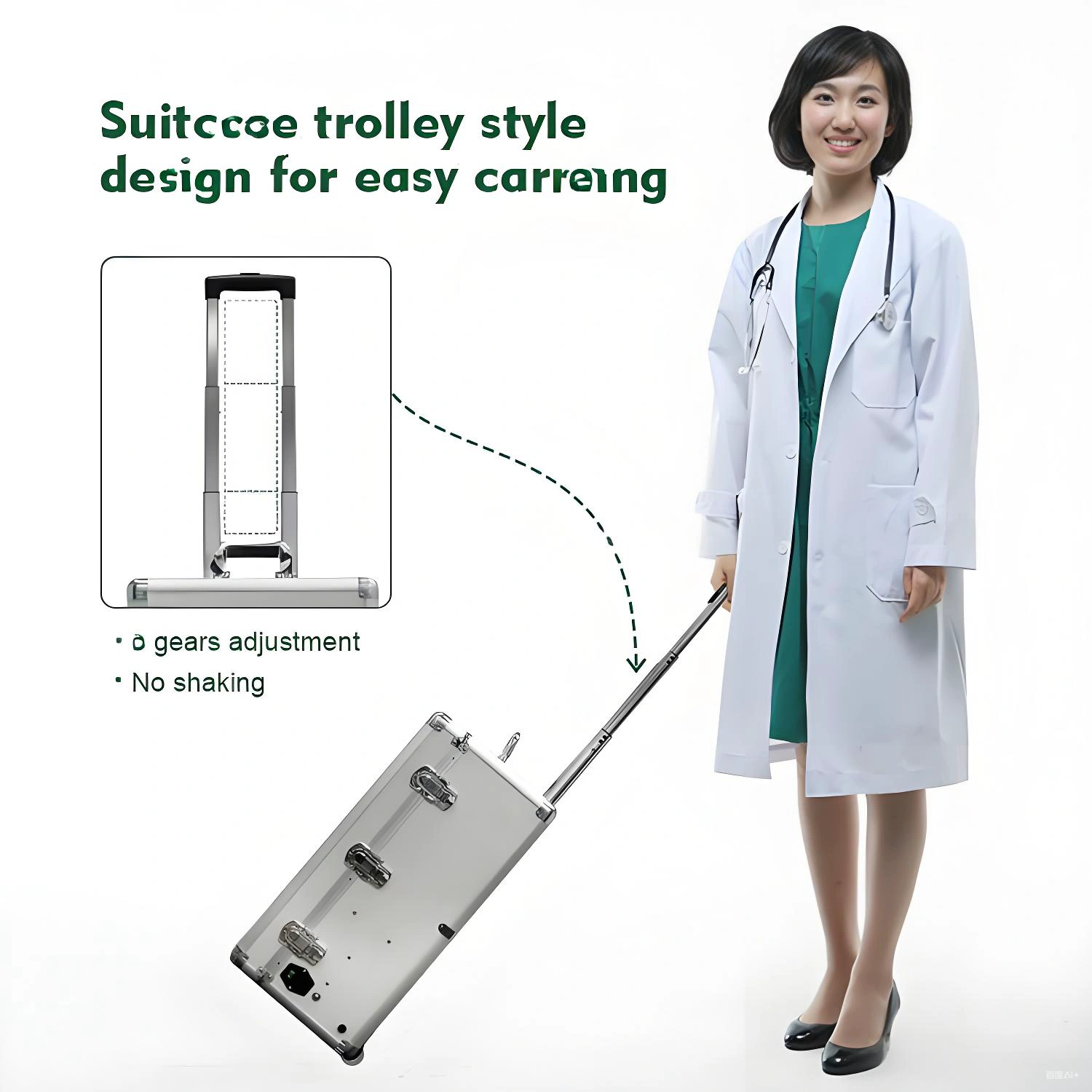 Dental Oral Portable Full Set Mobile Dental Unit 220V/110V With Oil Free Air Compressor Dentist Clinic - Image 3