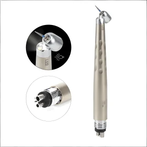 Dental handpiece Degree 4 Holes Airotor Turbine Led Dental Handpiece High Speed 1.59-1.60mm Burs 360000-400,000rpm